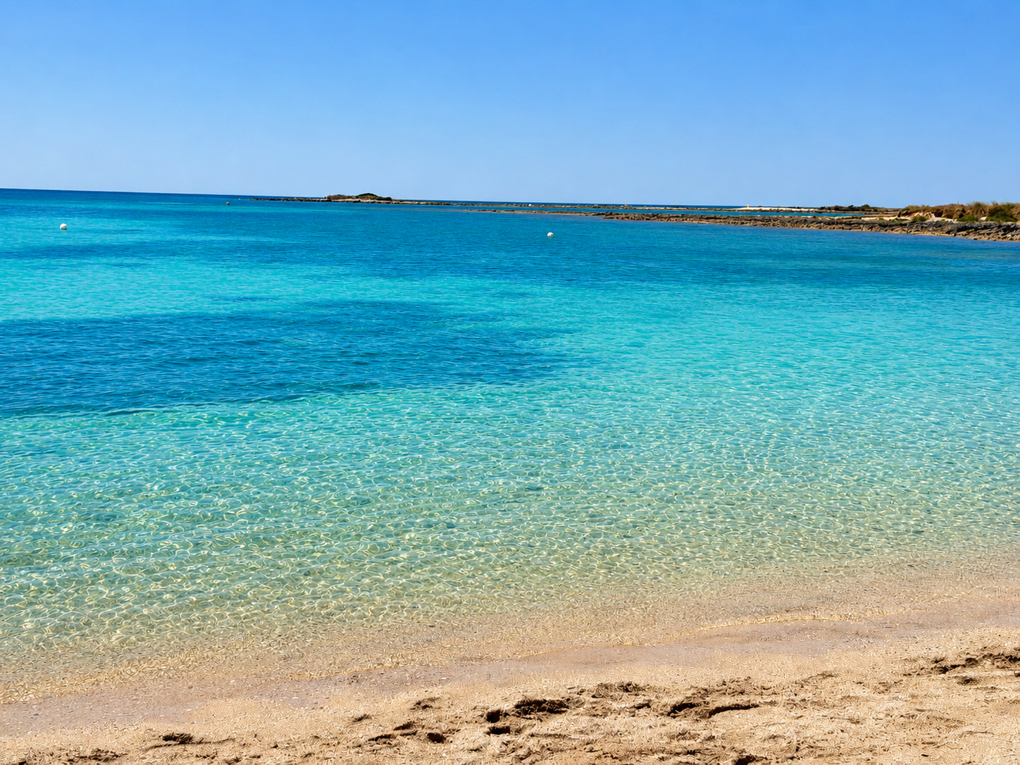 Vista panoramica della costa di Porto Cesareo