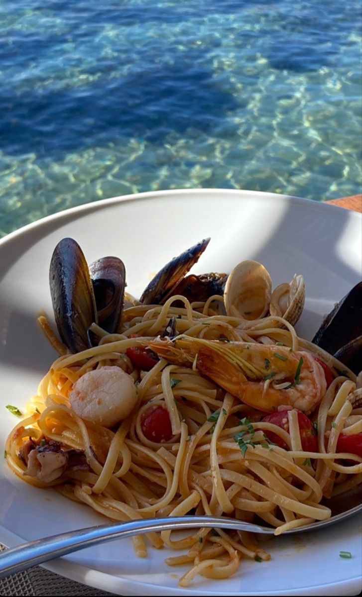 Spaghetti alle vongole del ristorante
